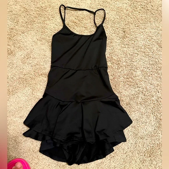 SHEIN | Dresses | Shein Sexyblack Backless Athletic Gym Tennis Dress Size  Medium Nwt | Poshmark
